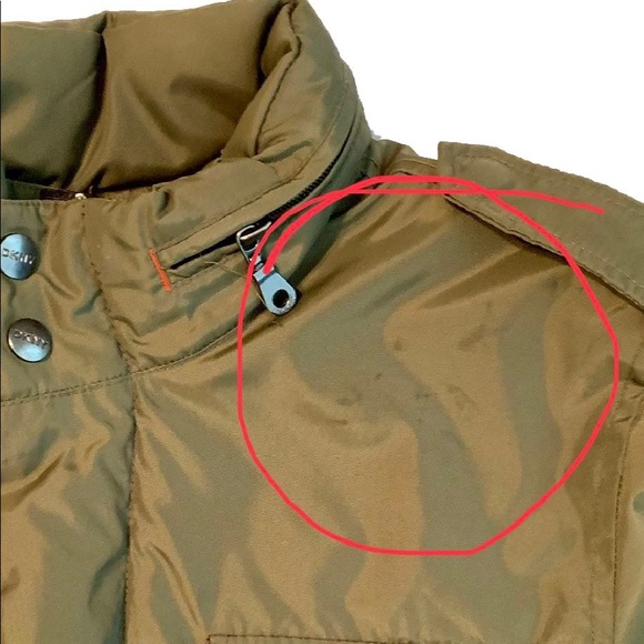 DKNY BIG KIDS ARMY GREEN ALL WEATHER COAT - Picture 2 of 8